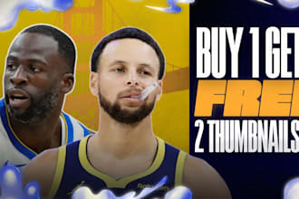 design epic sports youtube thumbnails to boost your CTR