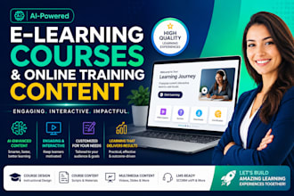 ai elearning courses and online training content