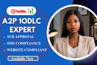 do a2p10dlc registration, tcr approval and SMS compliance