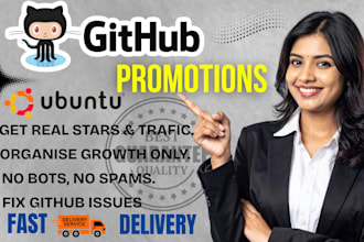 do organic github promotion to gain stars fork repo traffic