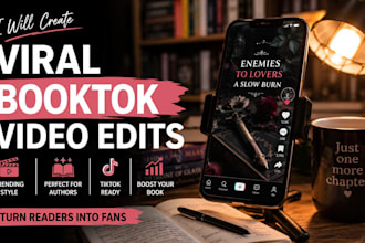 create a viral aesthetic booktok video edit for romance, fantacy, thriller book