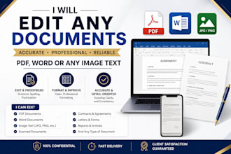 professionally edit and format document