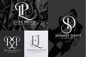 design a premium monogram and initials logo