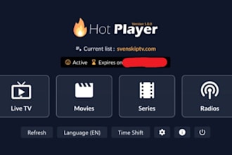 rebuild hot player, televizo, iptv, flix iptv smarter lite flexible iptv player