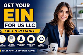 get ein for US llc non residents fast irs tax id application ein registration