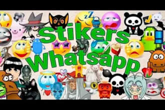 design professional whatsapp sticker