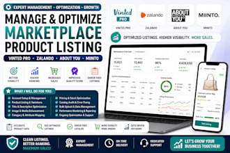manage optimize vinted pro zalando about you miinto marketplace product listing