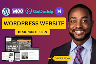 setup modern wordpress website or blog website design
