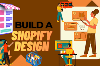 develop a modern shopify ecommerce website
