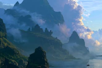 paint an environmental concept art