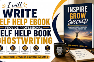 write self help ebook provide professional self help book ghostwriting