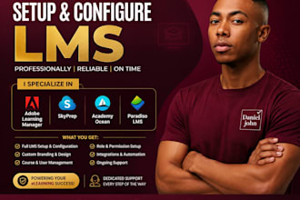 setup, configure, adobe learning manager skyprep academyocean paradiso lms