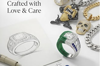 sculpt detailed 3d jewelry pendant, bracelet and ring model for printing stl