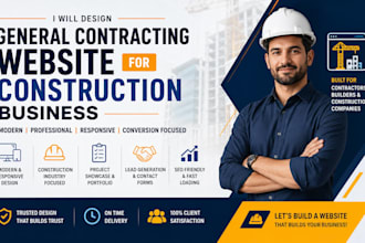 design general contracting website construction website