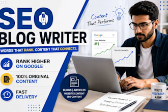 do SEO content writing, blog post, and article writing