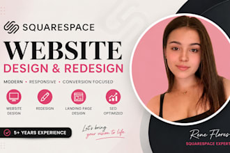 squarespace website design squarespace website redesign squarespace landing page