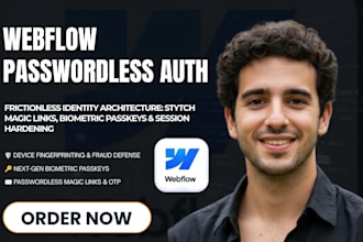 setup stytch to webflow passwordless login integration webflow otp login auth