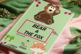 design attractive children book covers and storybook covers