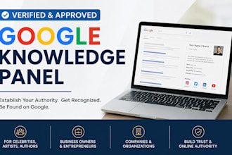 create verified google knowledge panel, knowledgepanel, for personal or brand