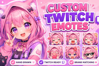 create custom twitch emotes, oc badges for streamer branding