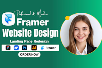 framer website design, figma to framer redesign, framer website landing page