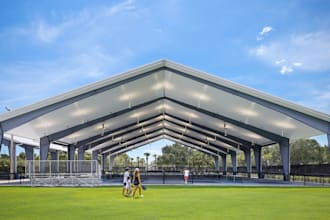 design 3d pickleball court, sports club, recreation facility