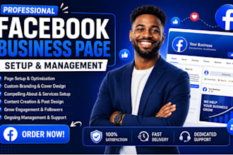 create and setup facebook business page