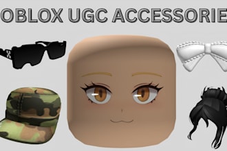 create custom roblox ugc accessories hat masks hair avatar item face accessories