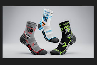 design 3d socks mockup, 3d socks render, 3d textile, 3d glove mockup, 3d mockup