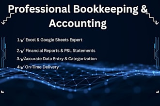 expert bookkeeping and financial data entry