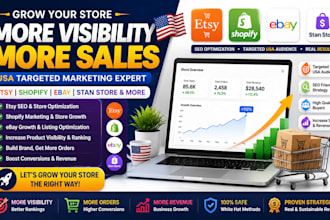 etsy SEO optimization and store setup for better visibility and ranking