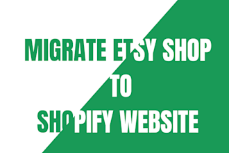 migrate your etsy shop to shopify store