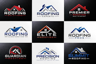 do home renovation, remodeling, and roofing logo for you