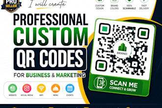 create professional custom qr codes for business, marketing
