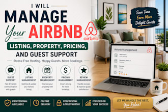 manage your airbnb listing property pricing and guest support