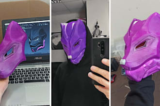 make 3d wearable helmet mask cosplay helmet mask printable mask helmet, 3d print