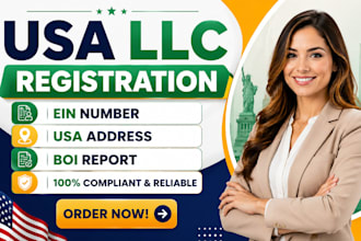 register USA llc registration llc formation ein number company registration