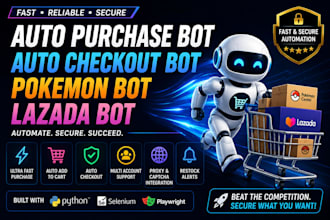 do auto purchase bot, auto checkout bot, auto buying bot, popmart bot lazada bot