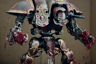 paint your imperial or chaos knights for you