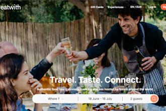 design wix ghost kitchen website wix cloud kitchen food delivery website