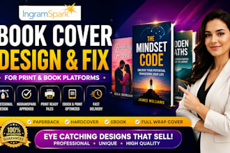 fix rejected ingramspark book covers and formatting errors