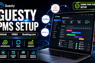 setup guesty pms with airbnb vrbo booking com integration