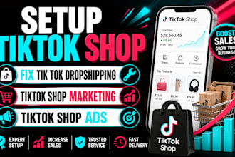 setup tiktok shop fix tik tok dropshipping tiktok shop marketing tiktok shop ads
