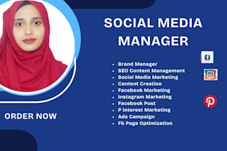 be your social media marketer and social media expert