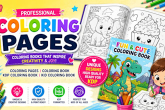 do kdp coloring books coloring page kids coloring book bold and easy book design