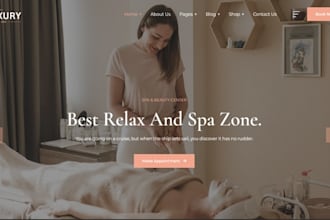 design wix med spa website aesthetic clinic business website clinic website