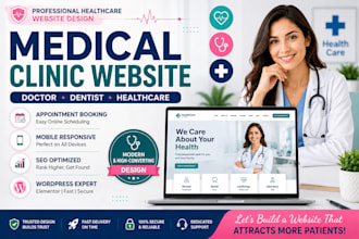 healthcare website, medical website, medical clinic website, physician website