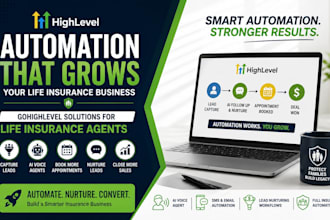 gohighlevel automation and ai voice agent for insurance agents CRM funnel