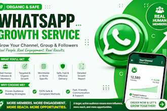 grow and promote your whatsapp channel up to 50k members using targeted bulk SMS