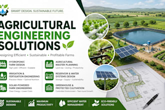 design 3d greenhouse, blueberry hydroponic, solar panels, irrigation, agronomic